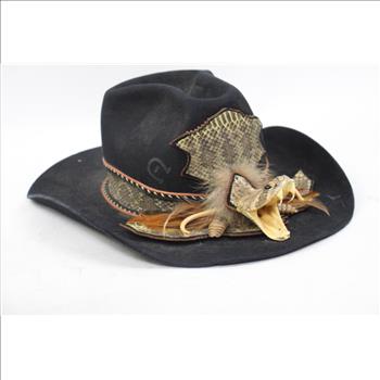 Charlie 1 Horse Custom Rattlesnake Cowboy Hat