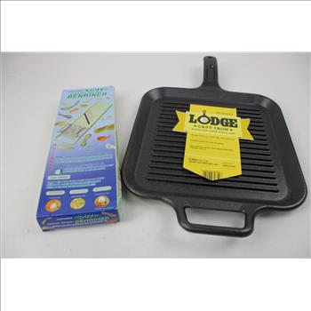 Cheese Knife Set, Lodge Cast Iron, Japanese Mandolin Benriner And More, 4 Pieces