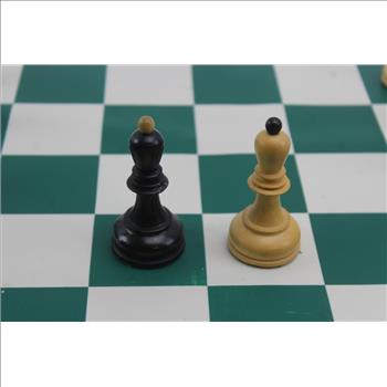 Chess Set With Rubber Chess Board