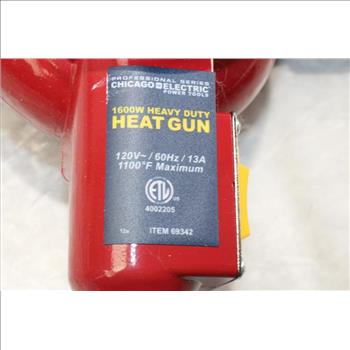 Chicago Electric 1600w Heavy Duty Heat Gun