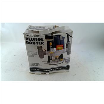 Chicago Electric Power Tool Plunge Router