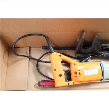 Chicago Electric Reciprocating Saw, Irwin Pry Bar Utility Bar & More 5 Pieces