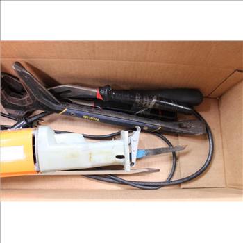 Chicago Electric Reciprocating Saw, Irwin Pry Bar Utility Bar & More 5 Pieces