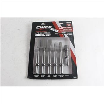 Chief 6 Piece Air Hammer Chisel Set