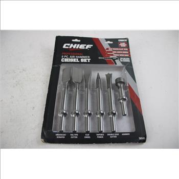 Chief Professional 6 Pc. Air Hammer Chisel Set