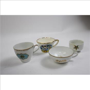 China Tea Cups, 10 Pieces