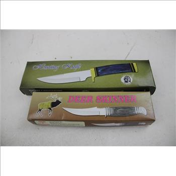 Chipaway Cutlery Hunting Knife, And Deer Skinner Knife, 2 Pieces