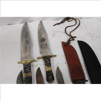Chipaway Cutlery, KA-BAR And Other Knives, 9 Pieces