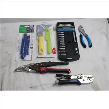 Chisel & Punch Kit, Ratchet & Socket Set And More