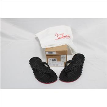 Christian Louboutin Super Loubi Flip Donna Flat Size 39