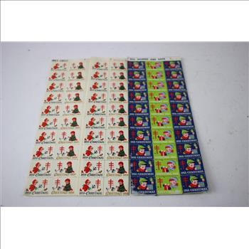 Vintage Christmas Stamp Cards