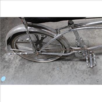 Chrome Custom Low Rider Bike