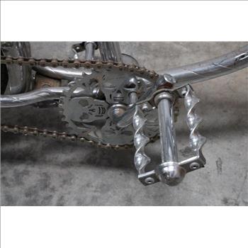 Chrome Custom Low Rider Bike