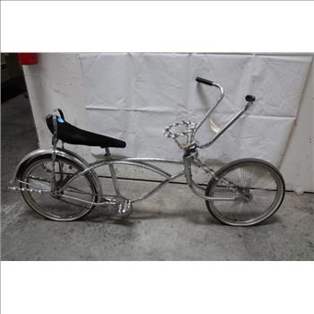 Chrome Custom Low Rider Bike