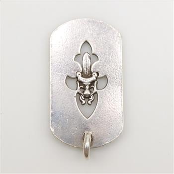 Chrome Hearts Sterling Silver Cross Dagger Los Angeles Pendant