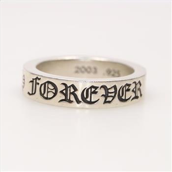 Chrome Hearts Sterling Silver Forever Ring