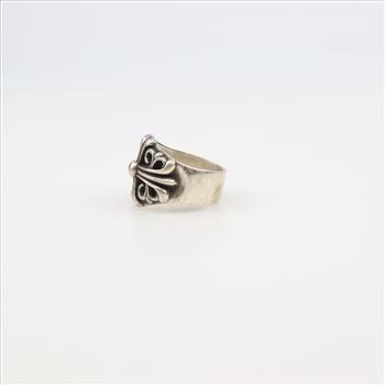 Chrome Hearts Sterling Silver Maltese Cross Ring