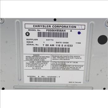 Chrysler Dvd Cd Player Car Stereo