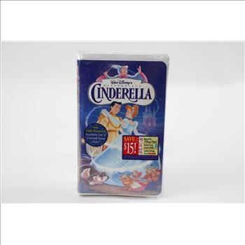 Cinderella VHS, 1995, Disney Masterpiece Edition