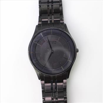 Citizen Eco Drive Black Stiletto Watch