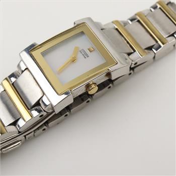 Citizen Eco Drive MOP Two Tone Watch