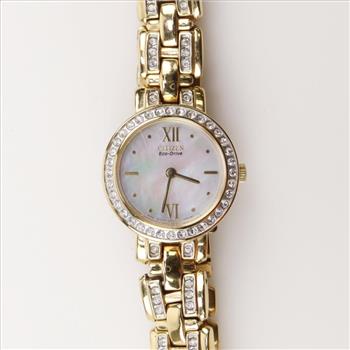 Citizen Eco Drive Mother Of Pearl Dial Watch