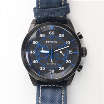 Citizen Eco Drive Solar Black Chrono Watch