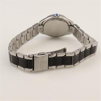 Citizen Eco-Drive Crystal Black Dial Watch