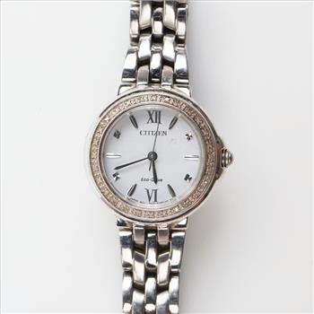 Citizen Eco-drive Diamond Accented Bezel Watch