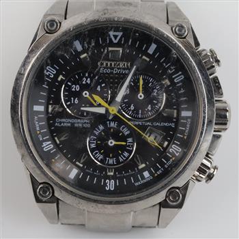 Citizen Eco-Drive Perpetual Calendar Alarm Watch