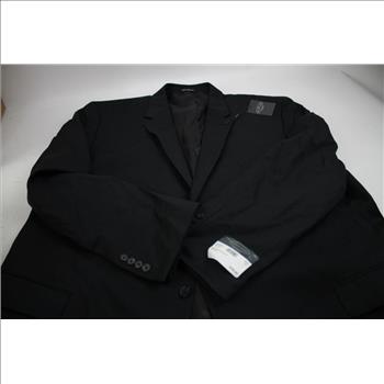 Classic Suit Jacket, 2-Button, Side-Vented, Executive Fit, Size 52L