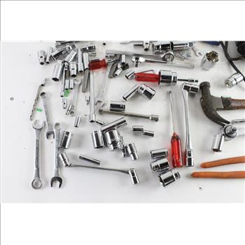 Claw Hammer, Socket Wrench,  And More, 10+ Pieces