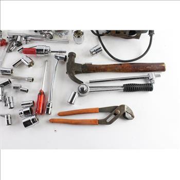 Claw Hammer, Socket Wrench,  And More, 10+ Pieces