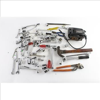 Claw Hammer, Socket Wrench,  And More, 10+ Pieces