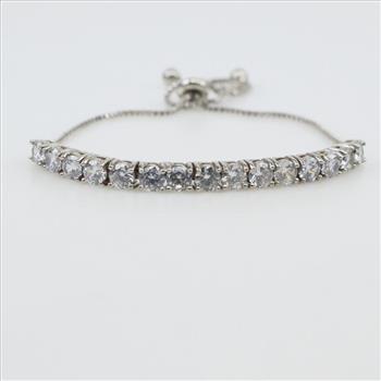 Clear Stone Bolo Bracelet