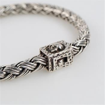 Clocks + Colours Resurrection Sterling Silver Chain Bracelet