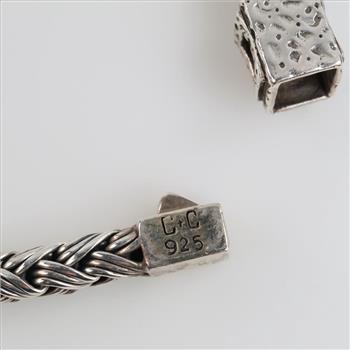 Clocks + Colours Resurrection Sterling Silver Chain Bracelet