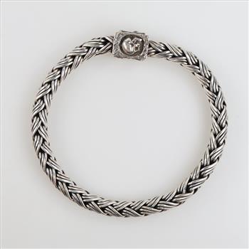 Clocks + Colours Resurrection Sterling Silver Chain Bracelet