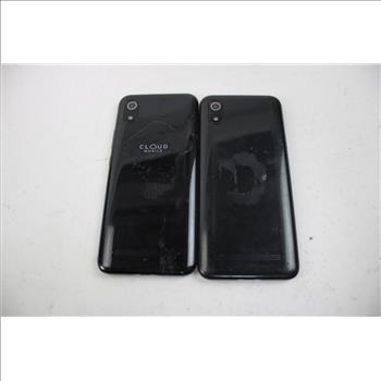 Cloud Cell Phone Lot, 2 Pieces, Sold For Parts