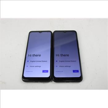 Cloud Cell Phone Lot, 2 Pieces, Sold For Parts