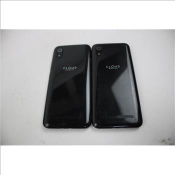 Cloud Cell Phone Lot, 3 Pieces, Sold For Parts