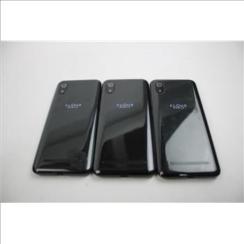 Cloud Cell Phone Lot, 3 Pieces, Sold For Parts