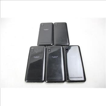 Cloud Cell Phone Lot, 5 Pieces, Sold For Parts
