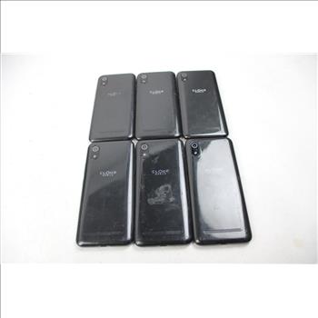 Cloud Cell Phone Lot, 6 Pieces, Sold For Parts