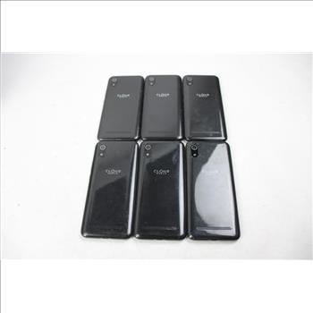 Cloud Cell Phone Lot, 6 Pieces, Sold For Parts