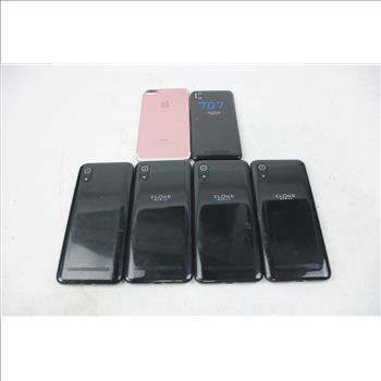 Cloud, Iphone Cell Phone Lot, 6 Pieces, Sold For Parts