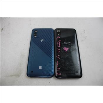 Cloud Mobile & BLU Cell Phone Lot, 2 Pieces, Sold For Parts