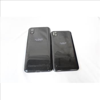 Cloud Mobile Cell Phone Lot, 2 Pieces, Sold For Parts