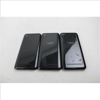 Cloud Mobile Cell Phone Lot, 3 Pieces, Sold For Parts
