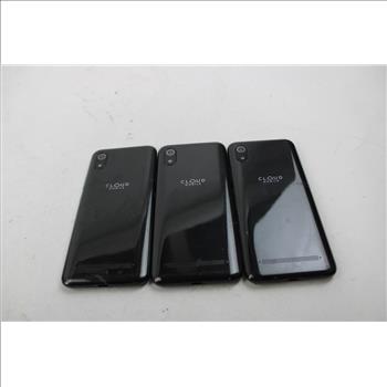 Cloud Mobile Cell Phone Lot, 3 Pieces, Sold For Parts